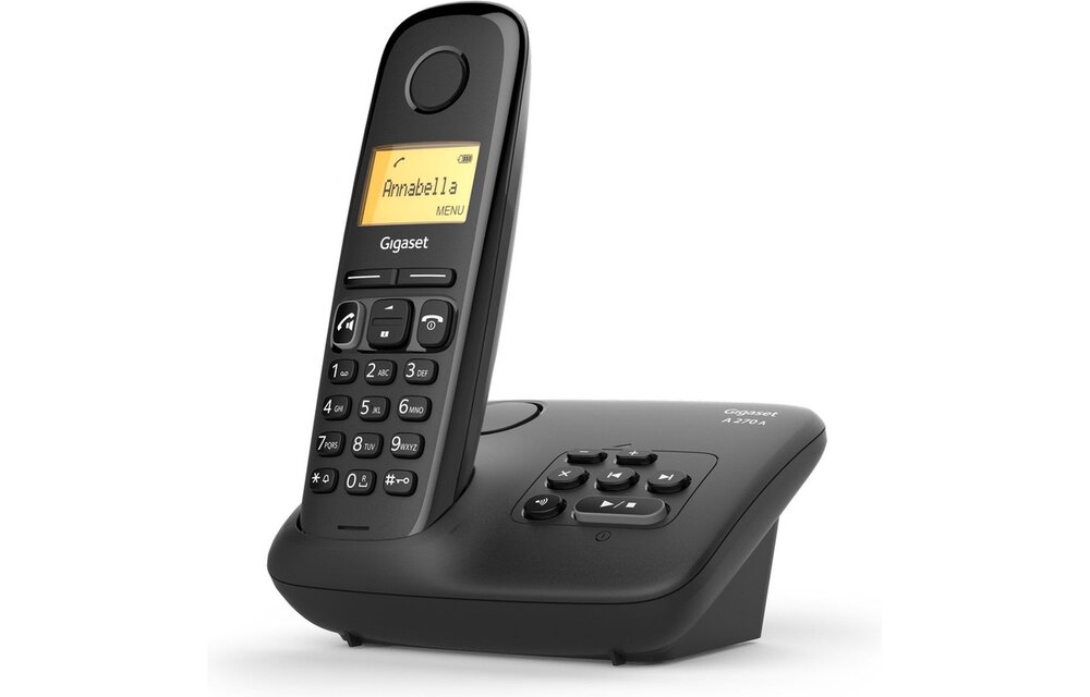 Gigaset A270A Quattro Zwart - Senioren telefoon