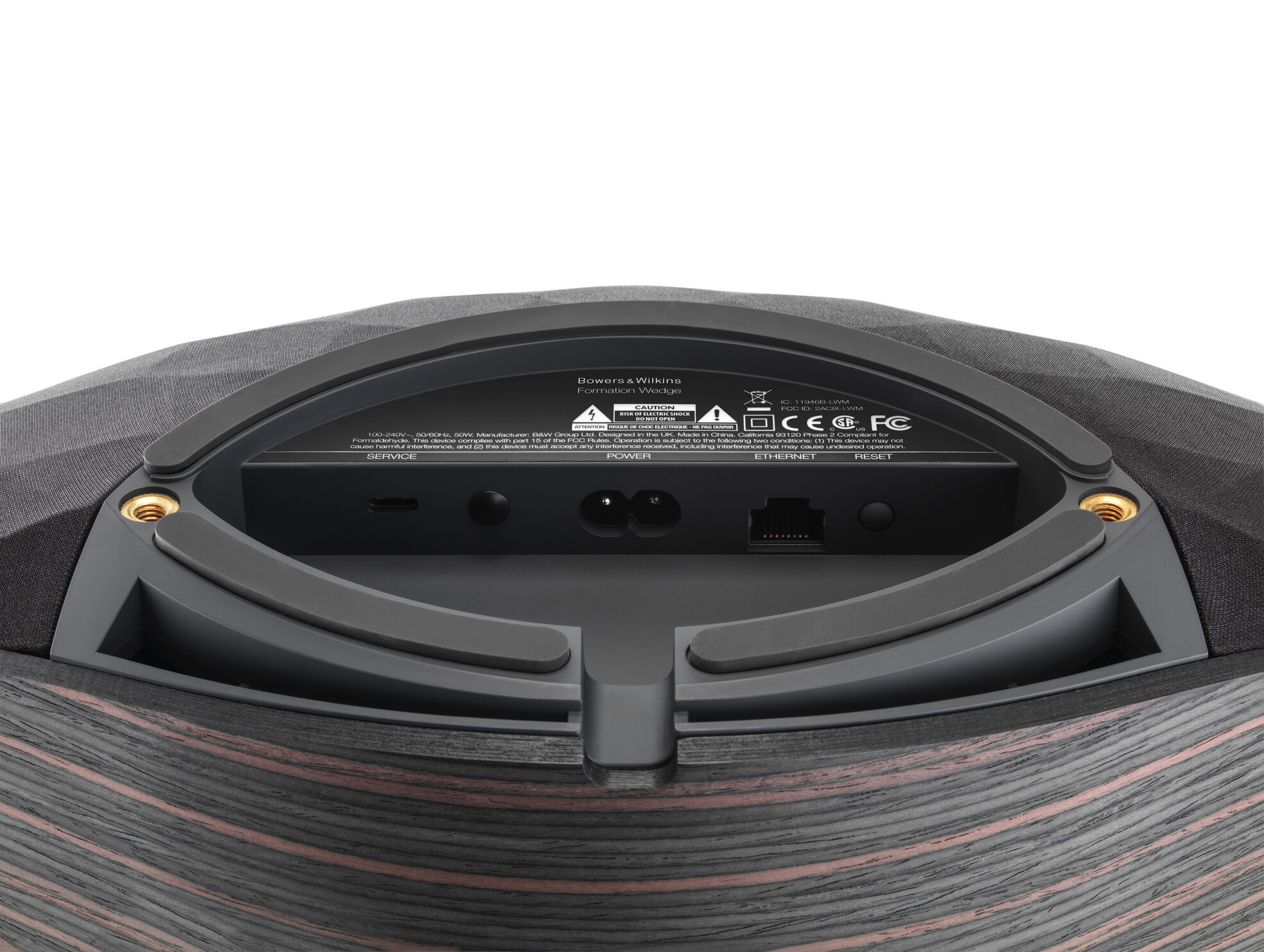 Bowers & Wilkins Formation Wedge Zwart Streaming speaker  - Hifi speaker
