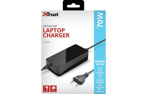 Trust Primo Universele 70W-laptopoplader
