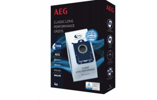 AEG GR201S S-Bag Classic Long Performance (4 stuks) - Stofzuigerzakken