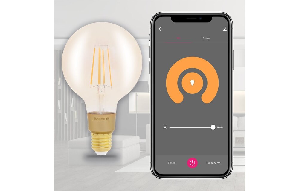 Marmitek Glow LI - Slimme filament lamp E27 - Slimme lamp