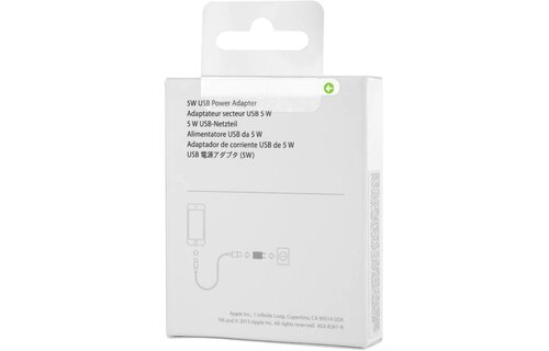 Apple 5W USB Netspanningsadapter