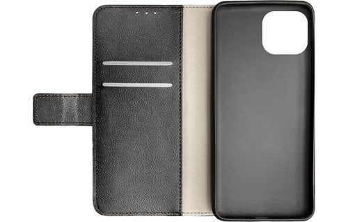 Just in Case Wallet Classic voor iPhone 14 Zwart - Telefoonhoesje