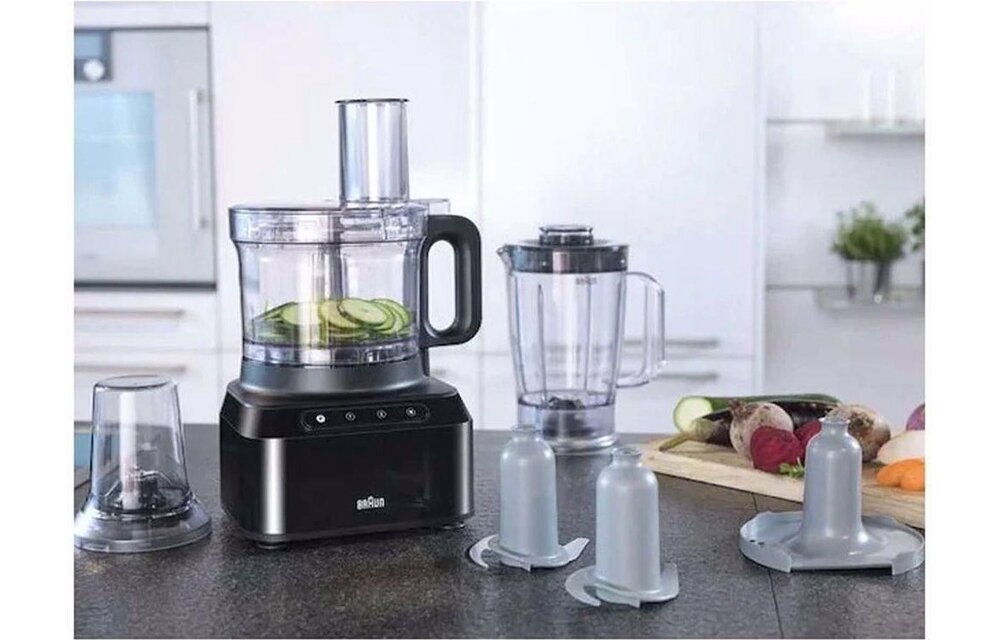 Braun PureEase FP 3132 BK - Foodprocessor