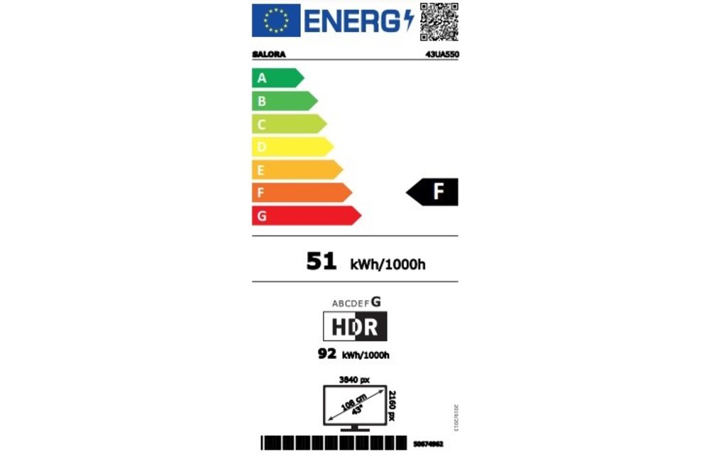 Salora 43UA550 - LED TV