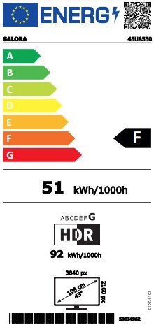 Salora 43UA550 - LED TV