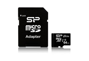 Silicon Power Elite 64GB Micro SDHC geheugenkaart - Micro SD kaart
