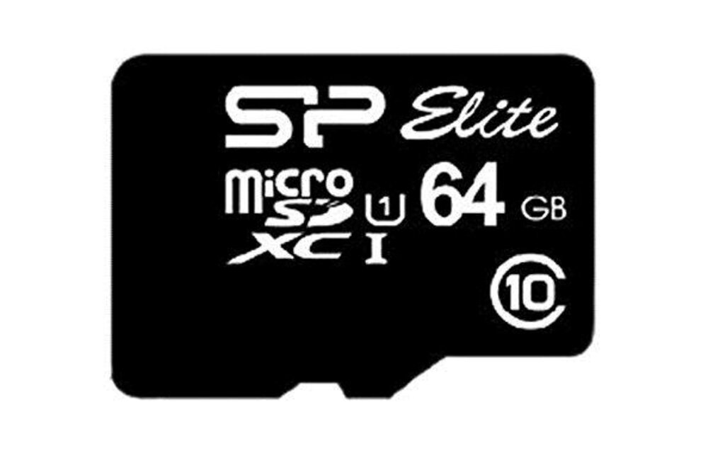 Silicon Power Elite 64GB Micro SDHC geheugenkaart - Micro SD kaart
