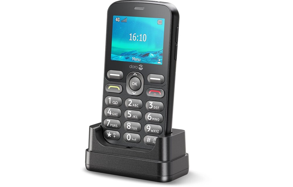 Doro 1880 Zwart - Mobiele telefoon