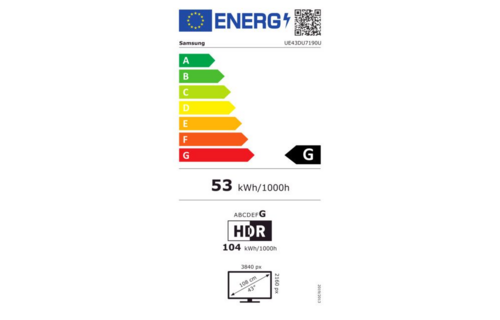 Samsung Crystal UHD 43DU7190 (2024) - LED TV