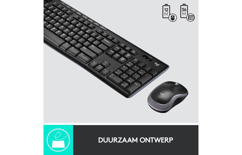 Logitech MK270 (BM) - Toetsenbord + muis set