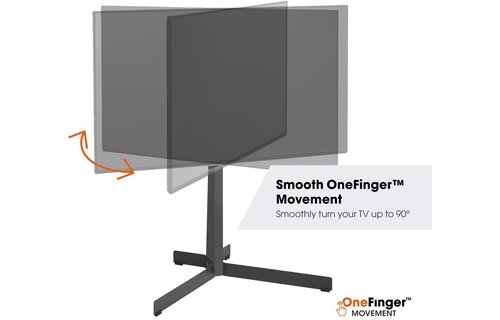 Vogel's TVS 3690 Zwart TV Vloerstandaard (40 - 77 inch) - TV muurbeugel