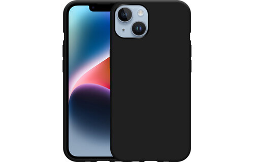 Just in Case Soft TPU Case Zwart voor iPhone 14 - Telefoonhoesje
