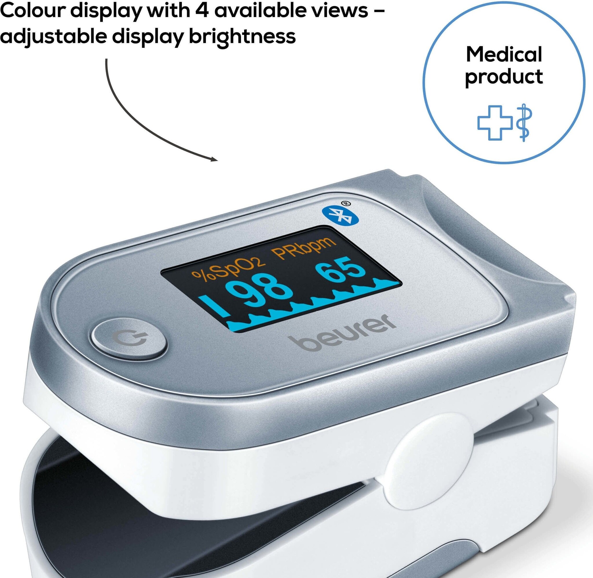 Beurer PO 60 Bluetooth - Saturatiemeters