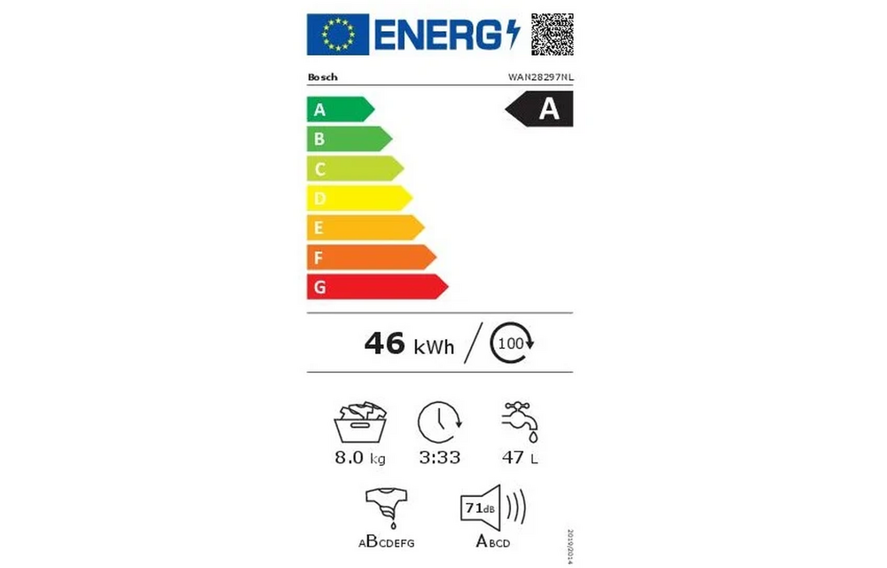 Bosch WAN28297NL Serie 4 EXCLUSIV - Wasmachine