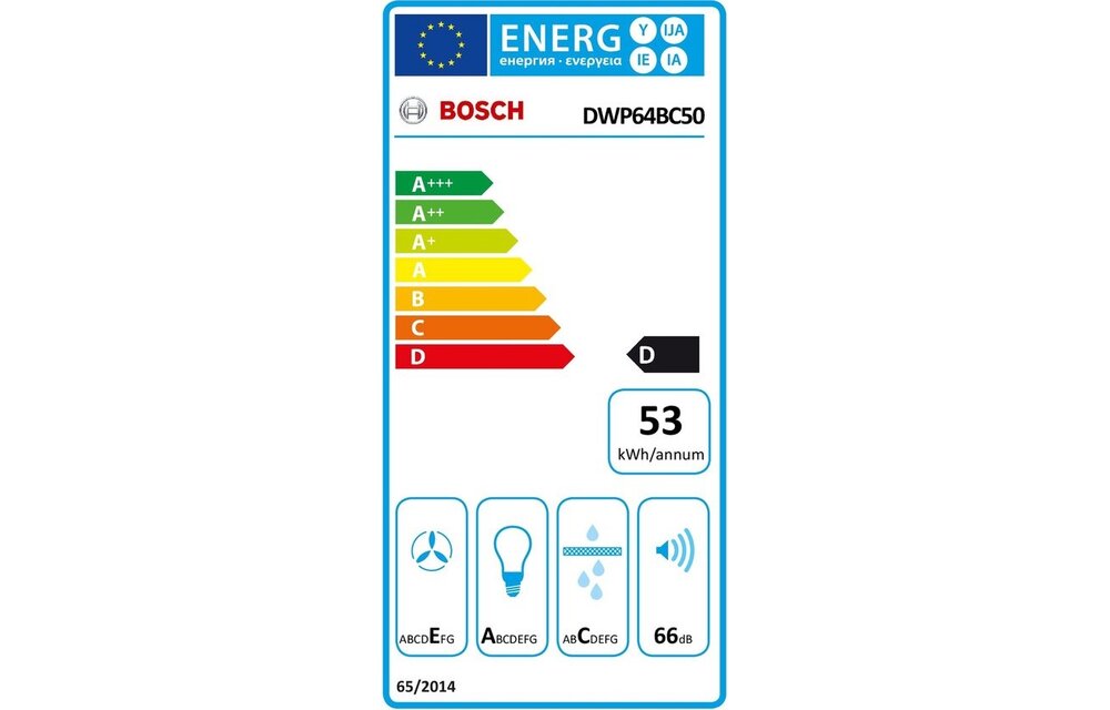 Bosch DWP64BC50 - Wandschouw afzuigkap