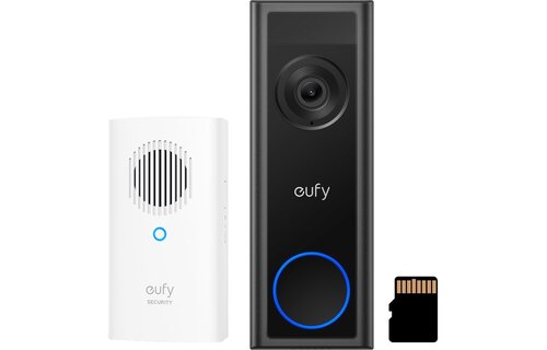 Eufy Video Doorbell C31 voordeelbundel (Deurbel + Chime + SD kaart) - Deurbel
