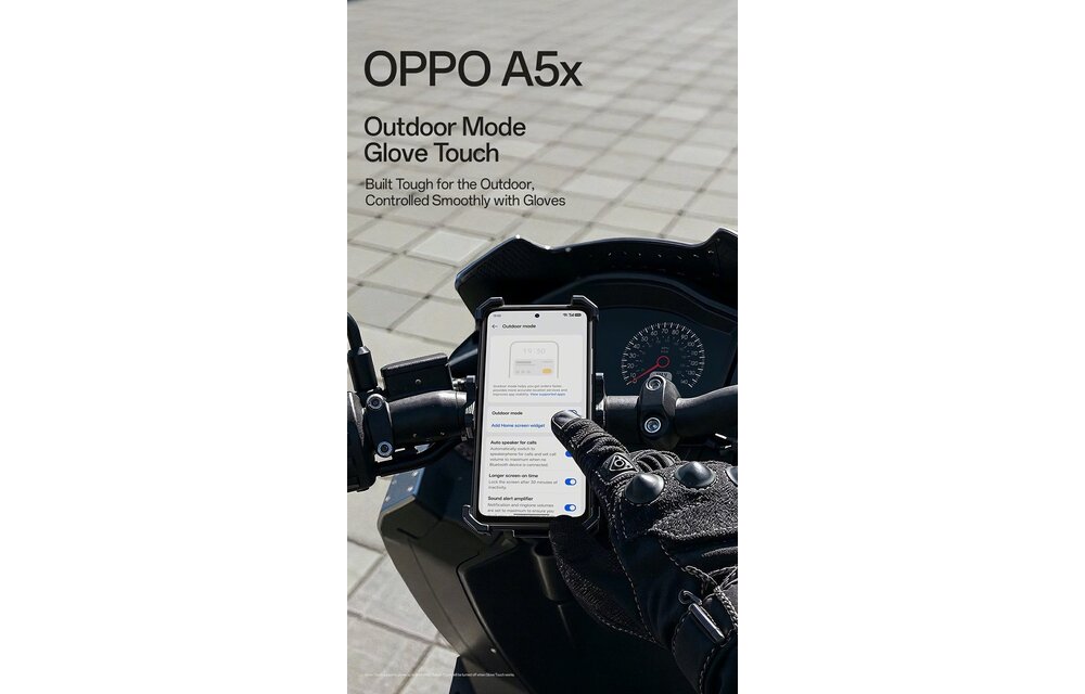 OPPO A5x 128 GB Zwart/Blauw - Mobiele telefoon