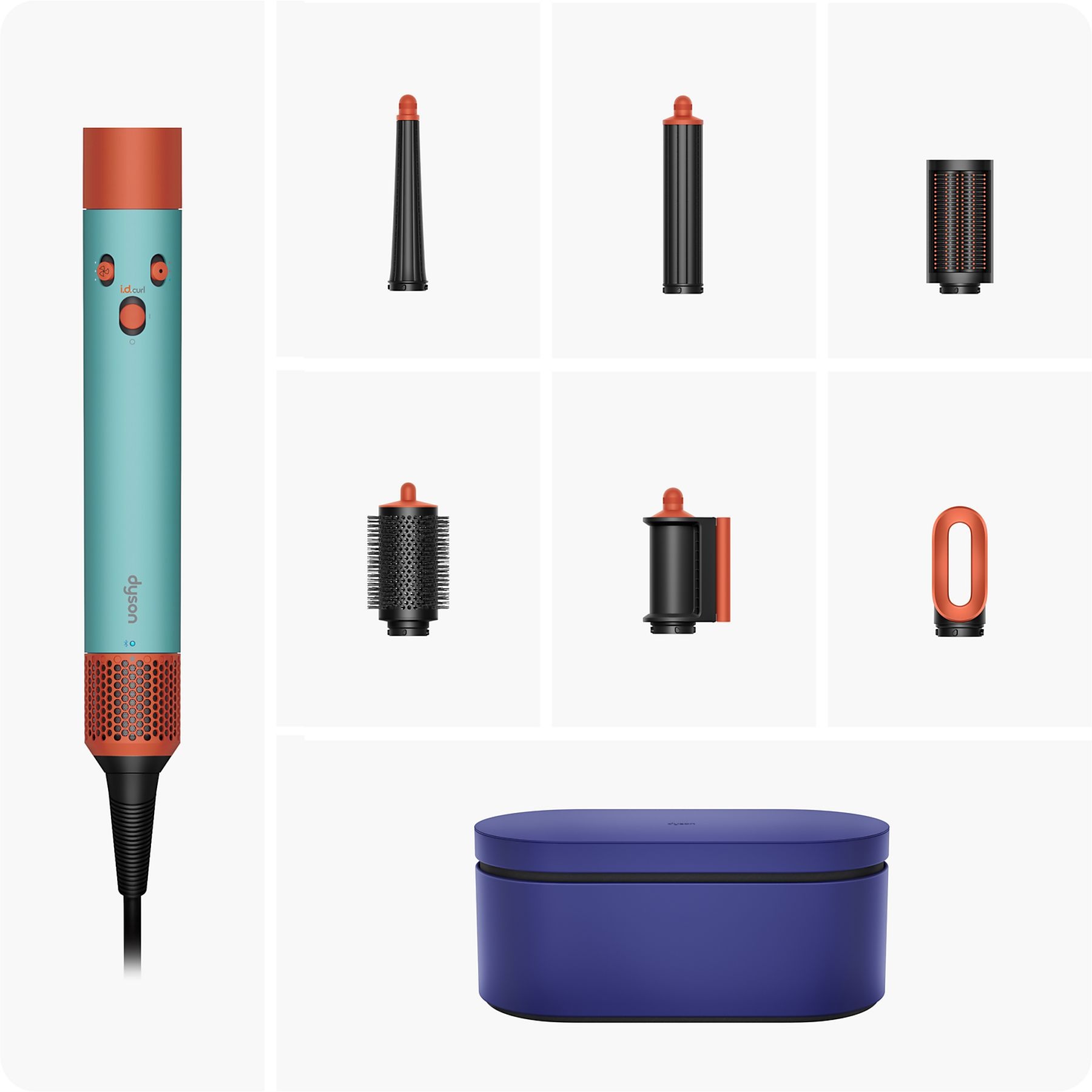 Dyson Airwrap I.D. Straight + Wavy Multistyler Blauw - Krulborstel