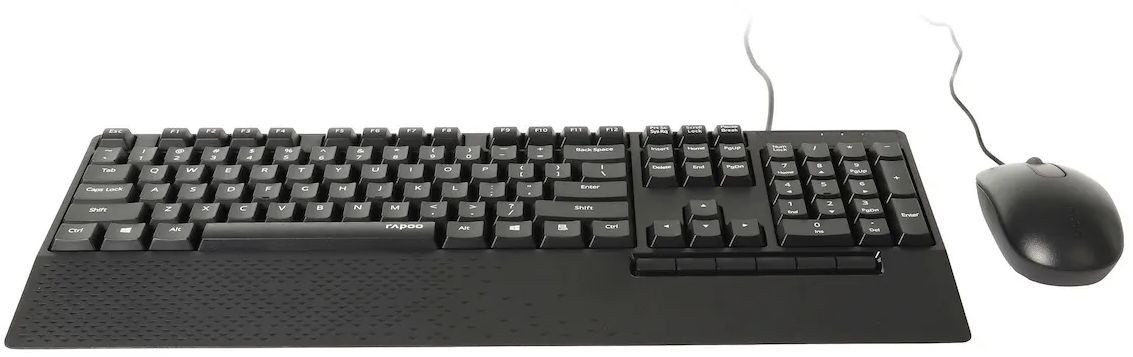 Rapoo Wired Combo NX2000 - Toetsenbord + muis set