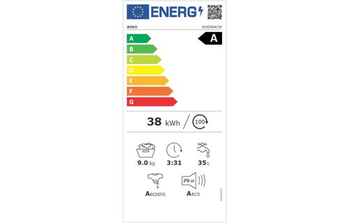 ASKO W30964CW - Wasmachine