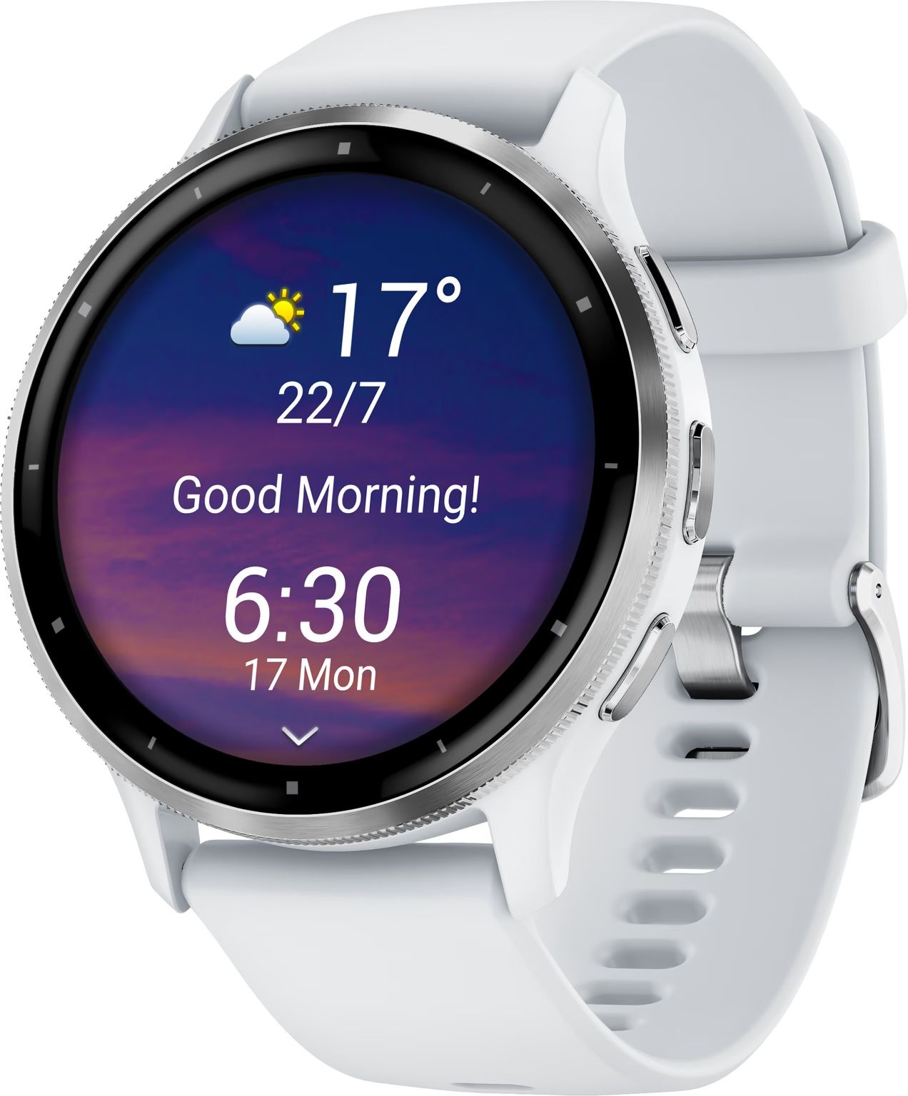 Garmin Venu 3 45mm Zilver/Wit - Smartwatch