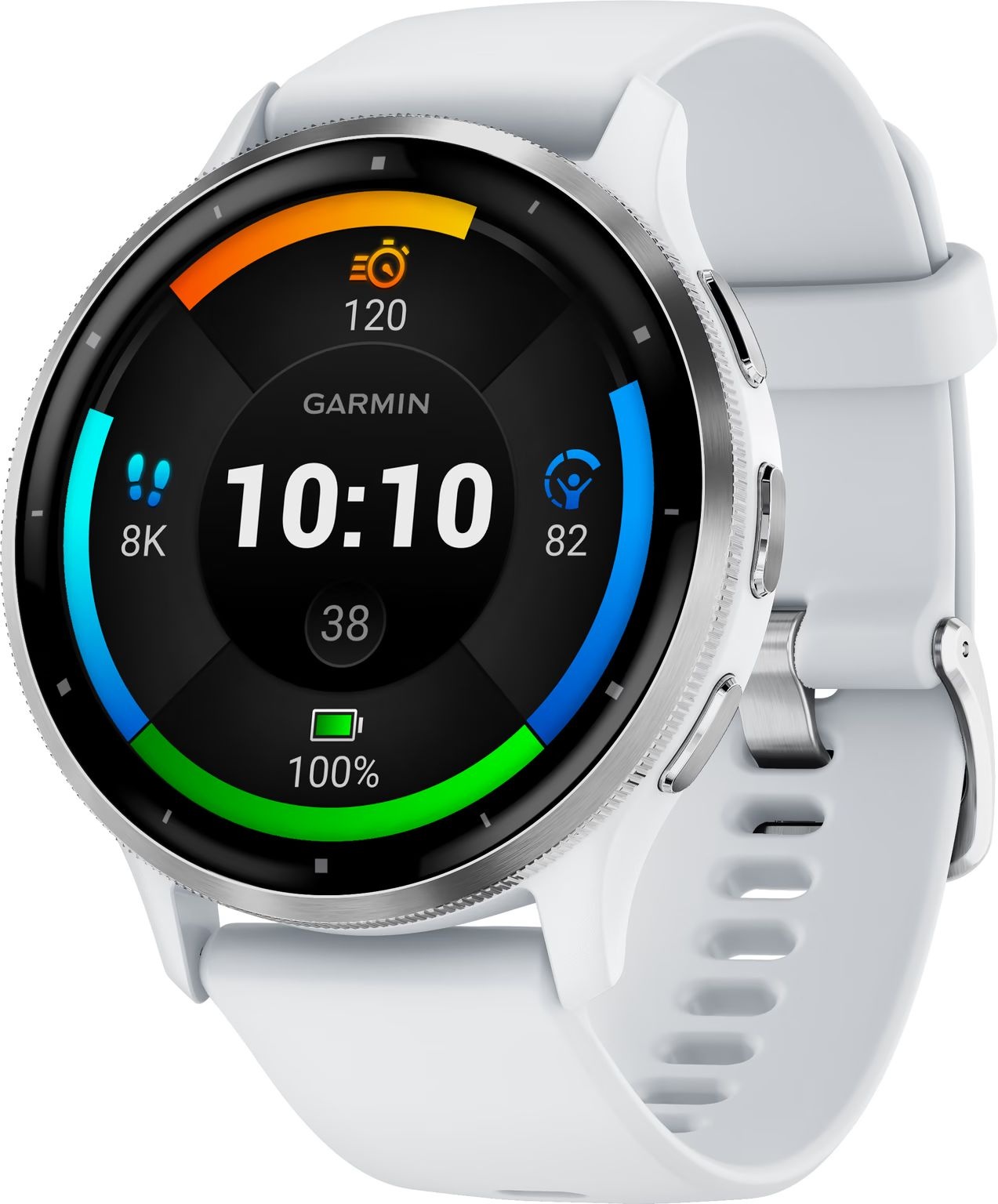 Garmin Venu 3 45mm Zilver/Wit - Smartwatch