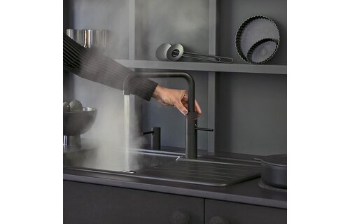 Quooker PRO3 Fusion Square Zwart - Kokendwaterkraan