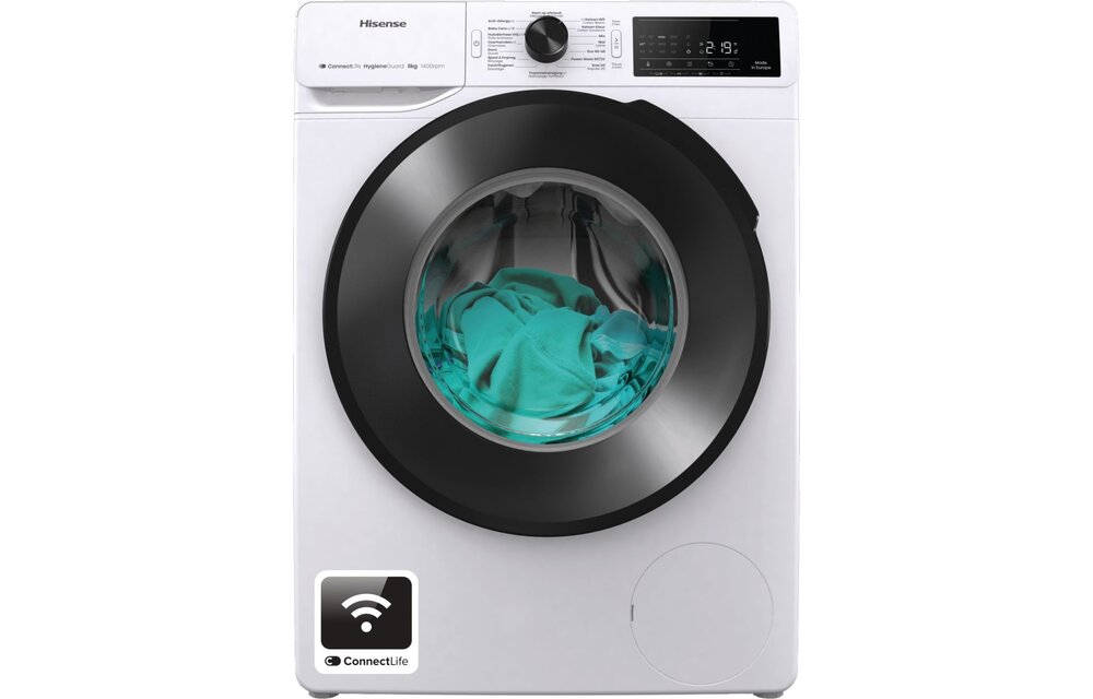 Hisense WF3V843BW/BLX - Wasmachine