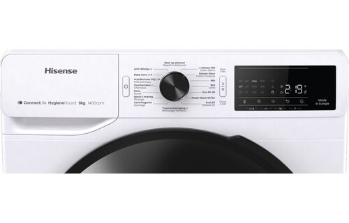 Hisense WF3V843BW/BLX - Wasmachine
