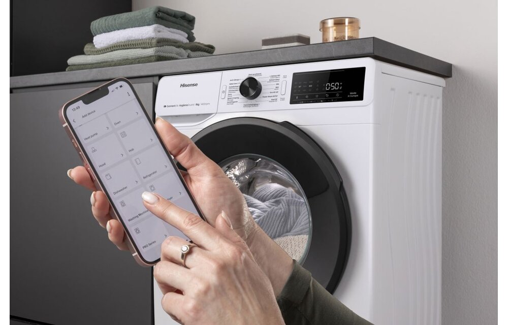 Hisense WF3V843BW/BLX - Wasmachine