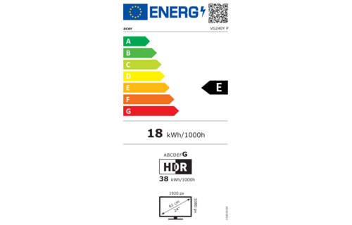 Acer Nitro VG240YP6bip - Monitor