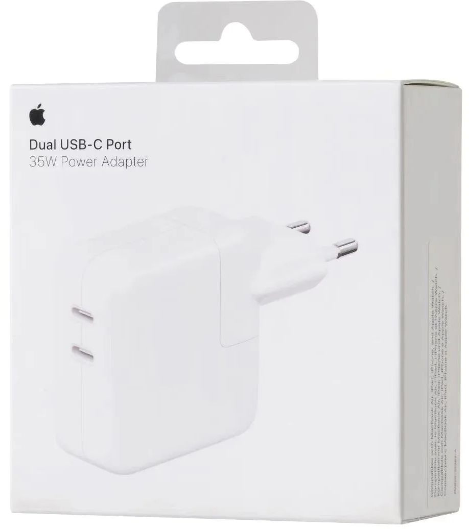 Apple 35W USB-C oplader Twee USB?C-poorten Wit