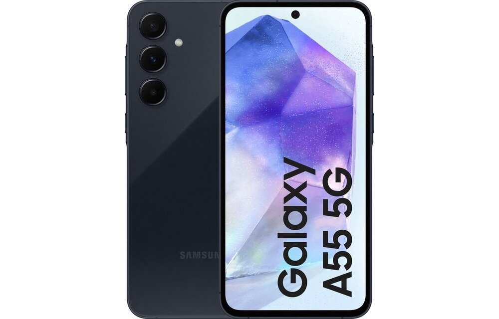 Samsung Galaxy A55 5G 128GB Marineblauw - Mobiele telefoon