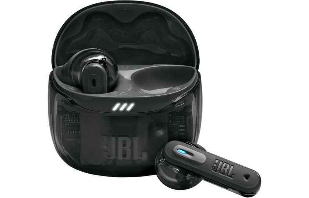 JBL Tune Flex 2 Transparant zwart - Draadloze oordopjes