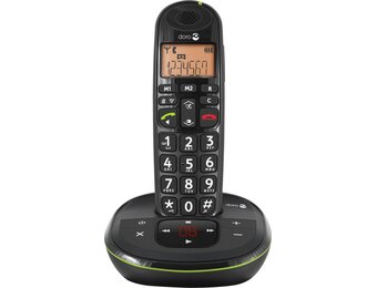 Doro PhoneEasy 105wr Zwart - Dect telefoon