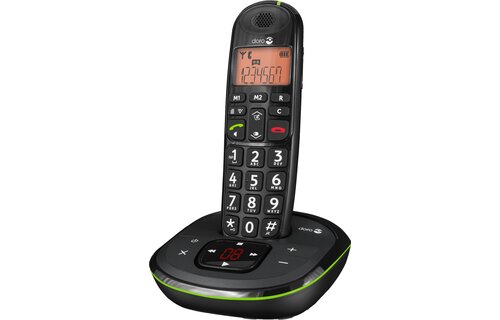 Doro PhoneEasy 105wr Zwart - Dect telefoon