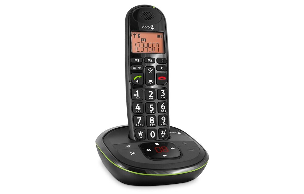 Doro PhoneEasy 105wr Zwart - Dect telefoon