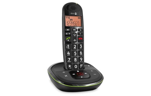 Doro PhoneEasy 105wr Zwart - Dect telefoon