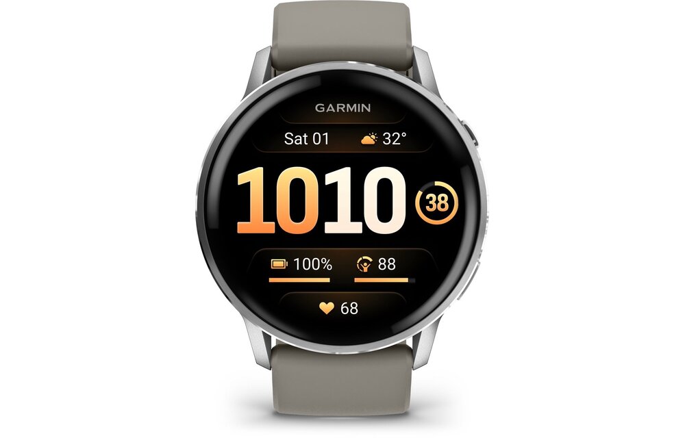 Garmin Venu 4 45mm Zilver/Grijs - Smartwatch