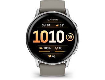 Garmin Venu 4 45mm Zilver/Grijs - Smartwatch