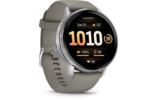 Garmin Venu 4 45mm Zilver/Grijs - Smartwatch