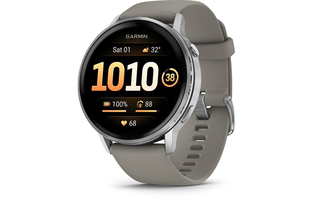 Garmin Venu 4 45mm Zilver/Grijs - Smartwatch