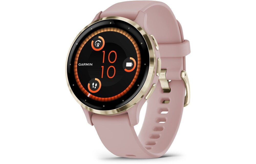 Garmin Venu 3S Goud/Roze - Smartwatch