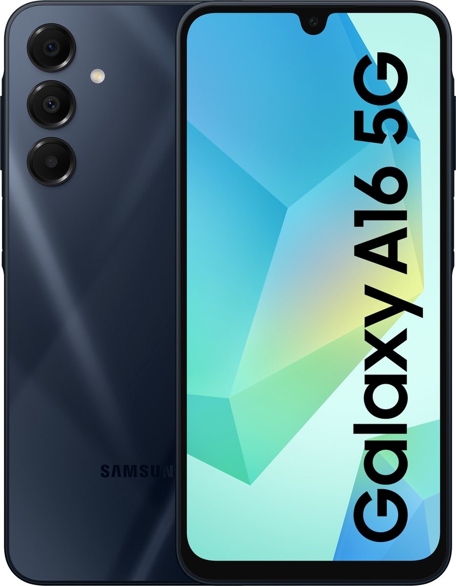 Samsung Galaxy A16 5G 128GB Blauw Zwart - Mobiele telefoon