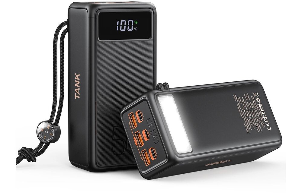 Veger Tank Boost W5001C 56.000 mAh Powerbank Zwart - Powerbank