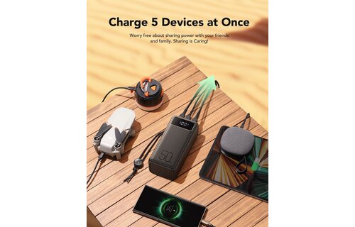 Veger Tank Boost W5001C 56.000 mAh Powerbank Zwart - Powerbank