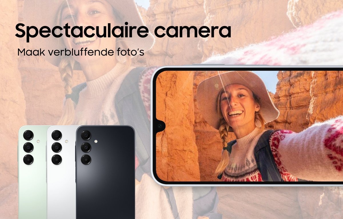 Samsung A16 128GB Zwart - Mobiele telefoon