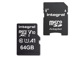 Integral 64 GB Micro SDXC (V10) - Geheugenkaart