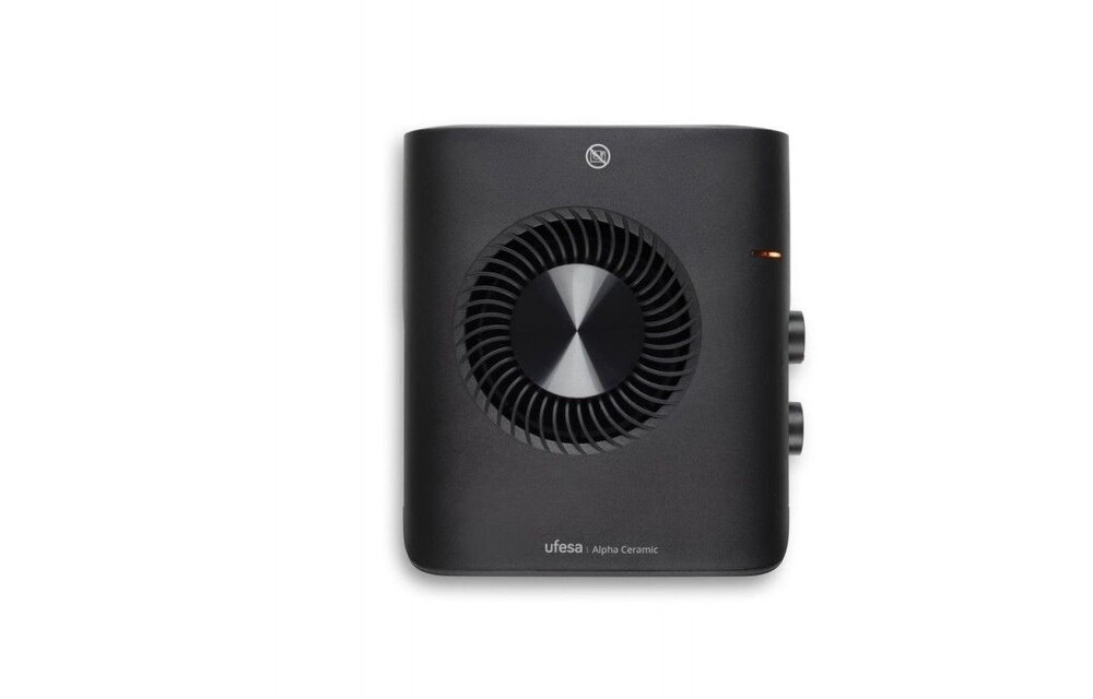 Ufesa Alpha Ceramic Zwart - Tafelventilator